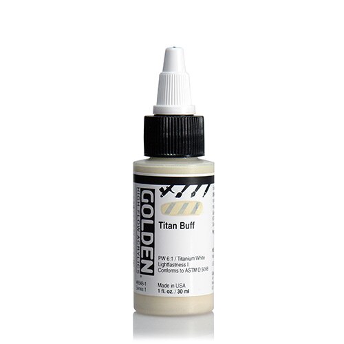 Golden High Flow Acrylic Paint 1oz_Titanium Buff